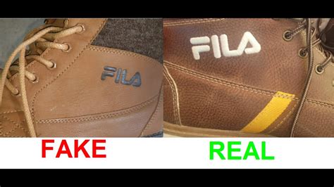 how to spot fake fila clothes|fila shoes identification.